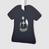 Symbole Christian Nazarene sur bleu marine (devant)