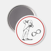 Symbole cool d'infini Magnet philosophique (Recto/Verso)