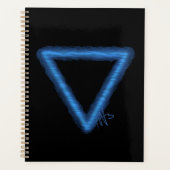 Symbole d'alchimie des éléments d'eau ondulée (Devant)