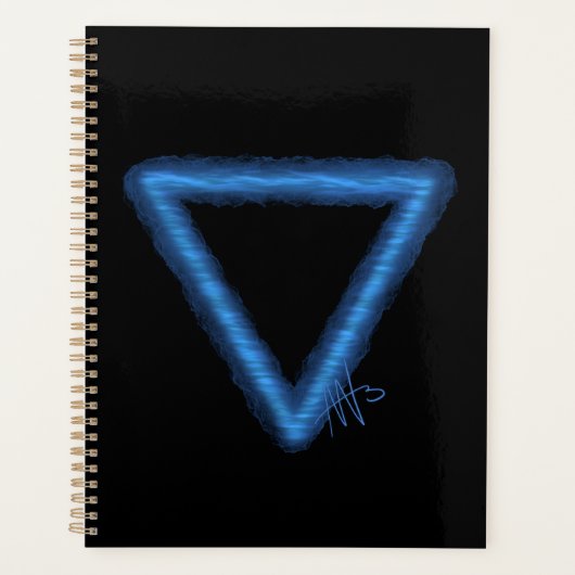 Symbole d'alchimie des éléments d'eau ondulée (Devant)