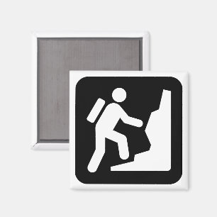 Symbole d'alpinisme aimant