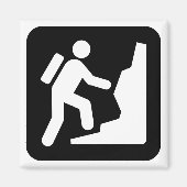 Symbole d'alpinisme aimant (Devant)