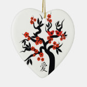 Symbole d'amour chinois Sakura Tree ornement perso (Droite)