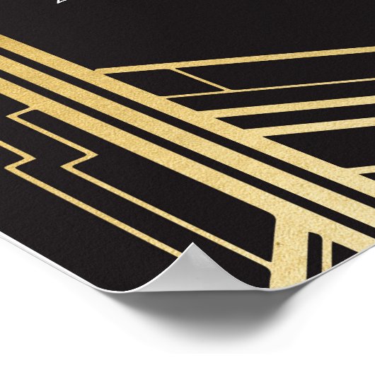 Symbole d'anniversaire Art Déco Gatsby (Coin)