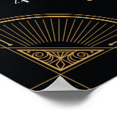 Symbole d'anniversaire Art Déco Gatsby (Coin)