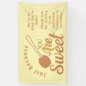 Symbole d'anniversaire de la bière douce Bannière (Vertical)