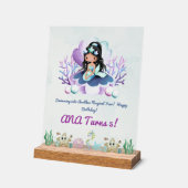 Symbole d'anniversaire magique de sirène - Acryl p (Angle)