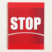 Symbole d'arrêt rouge gras (Devant)