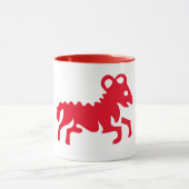 SYMBOLE D'Astrologie D'Aries, Ringer Mug (Centre)