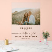 Symbole de bienvenue d'un mariage élégant figé (Mariage)