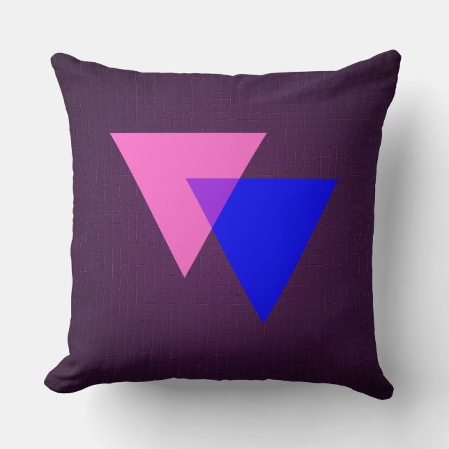 Symbole de bisexualité coussin (Recto)