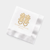 Symbole de bonheur double #3 Noms de Mariage Hrt D (Gauche)