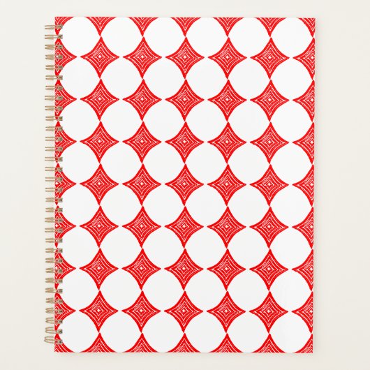 Symbole de carte de jeu rouge forme diamant Lino C (Devant)