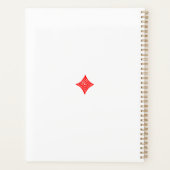 Symbole de carte de jeu rouge forme diamant Lino C (Dos)