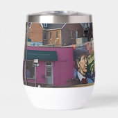 Symbole de Dubuque, Iowa avec drapeau américain (Avant)