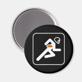 Symbole de football aimant (Recto/Verso)