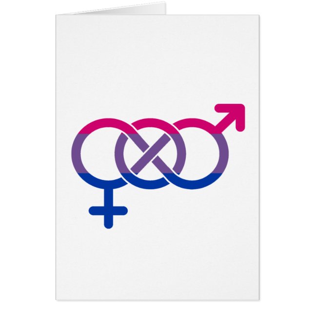 Symbole de genre bisexuel (Devant)