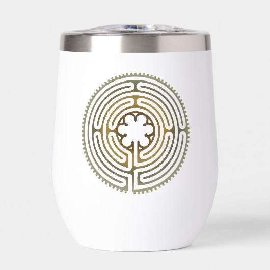Symbole de géométrie sacrée - Chartres Labyrinthe (Avant)