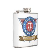 Symbole de jour de pi pour le flacon enveloppé par (Droite)