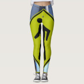 Symbole de la croix de la ville leggings Unique St (Devant)