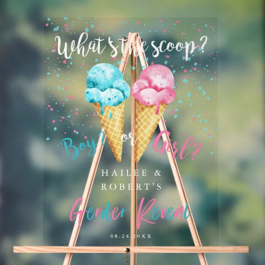 Symbole de la fête de révélation de genre de crème (Neutre)