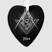 Symbole de la franc-maçonnerie des yeux Illuminati (devant)