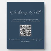 Symbole de la Marine avec le code QR Plaque (Devant)