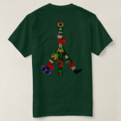 SYMBOLE DE LA PAIX DE Noël T-shirt (Design dos)