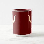 Symbole de la science psychologie Maroon Red Mug (Centre)