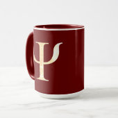 Symbole de la science psychologie Maroon Red Mug (Devant gauche)