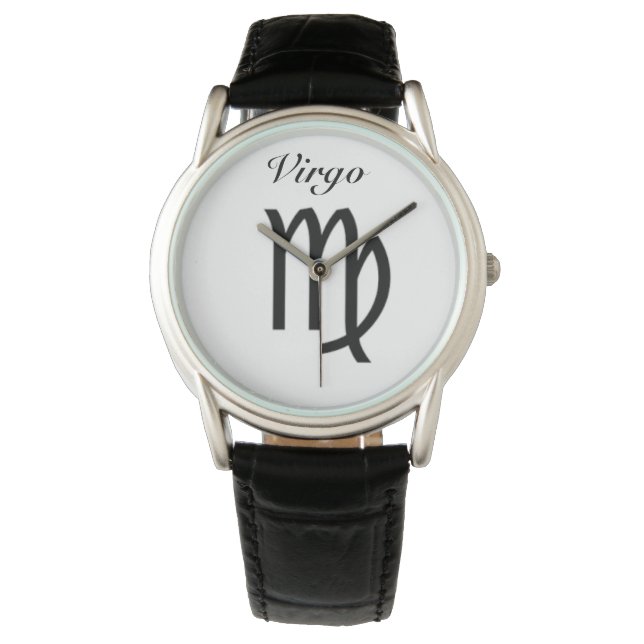 Symbole de la Vierge du Zodiaque. Montres Hommes. (devant)