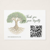 Symbole de l'arbre de vie Certificat cadeau du log (Dos)