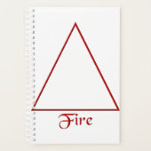 Symbole de l'élément de feu de Pagan tombé (Devant)