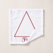 Symbole de l'élément de feu de Pagan tombé (Gant de toilette)