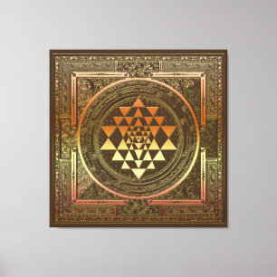 Symbole de l'Inde de toile de méditation de yoga