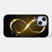 Symbole de l'infini doré (Verso Horizontal)