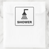 Symbole de l'installation de douche autocollants (Sac)