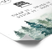 Symbole de livre d'or Photo Instantané Forêt Pins  (Coin)