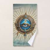 Symbole de l'oeil allant égyptien, (Serviette à main)