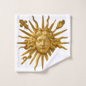 Symbole de Louis XIV le Roi Soleil (Gant de toilette)