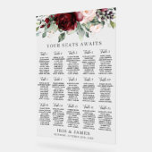Symbole de mariage floral Burgundy Blush (Angle)
