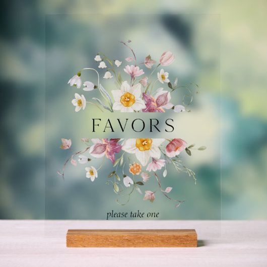 Symbole de mariage floral élégant (Neutre)