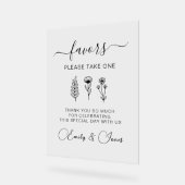 Symbole de mariage floral, Faveurs de fête (Angle)