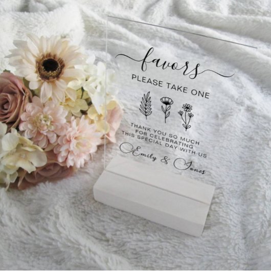 Symbole de mariage floral, Faveurs de fête