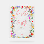 Symbole de naissance de boho de fleurs sauvages vi (Recto)