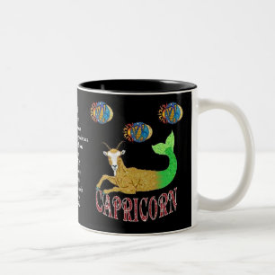 Symbole de naissance de Capricorne Zodiac Mug