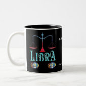 Symbole de naissance de Libra Mug Zodiac (Gauche)