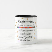 Symbole de naissance Sagittarius Totem Mug (Centre)