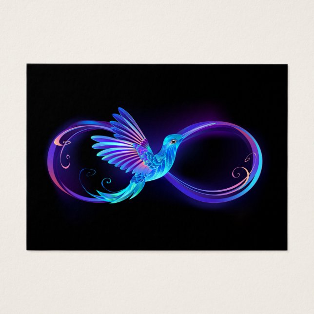 Symbole de Neon Infinity par Glowing Hummingbird (Devant)