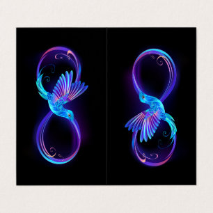 Symbole de Neon Infinity par Glowing Hummingbird